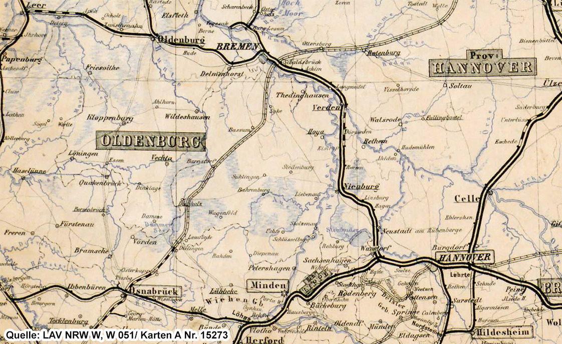 Gleisplan 1869